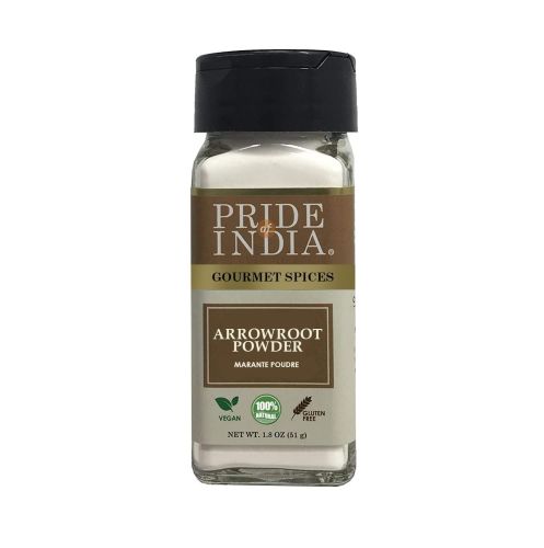 Pride of India – Natural Arrowroot Ground Powder – Gourmet Baking & Thickening Agent – Gluten & GMO Free – Good for Sauces