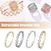 Lymphatic Therapy Ring Bracelet, Adjustable Magnetic Field Therapy Transformation Bracelet Ring